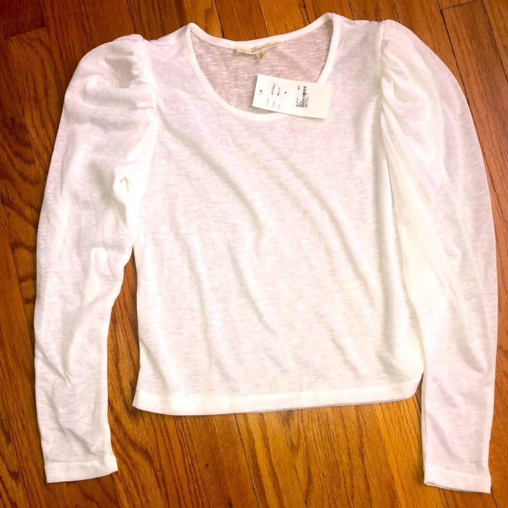 White long sleeve shirt new with tag